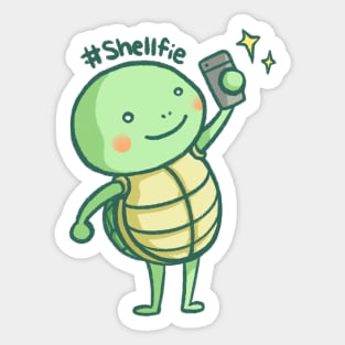 #Shellfie Sticker